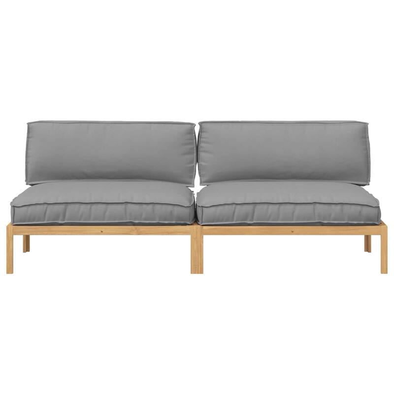 vidaXL Sofa Set in Solid Acacia Wood