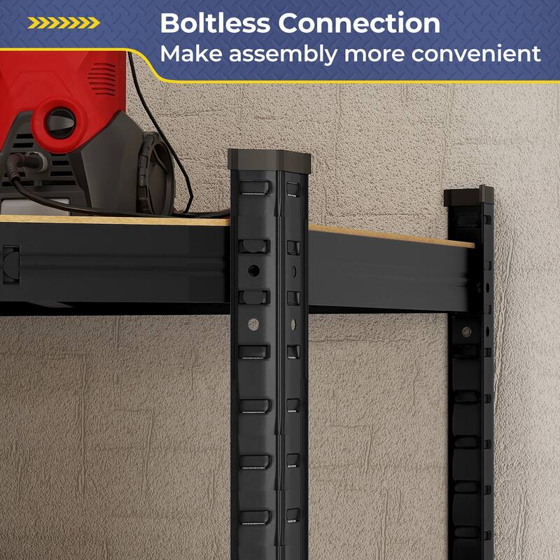 Gymax 2PCS 4-Tier Adjustable Garage Storage Utility Rack Corner