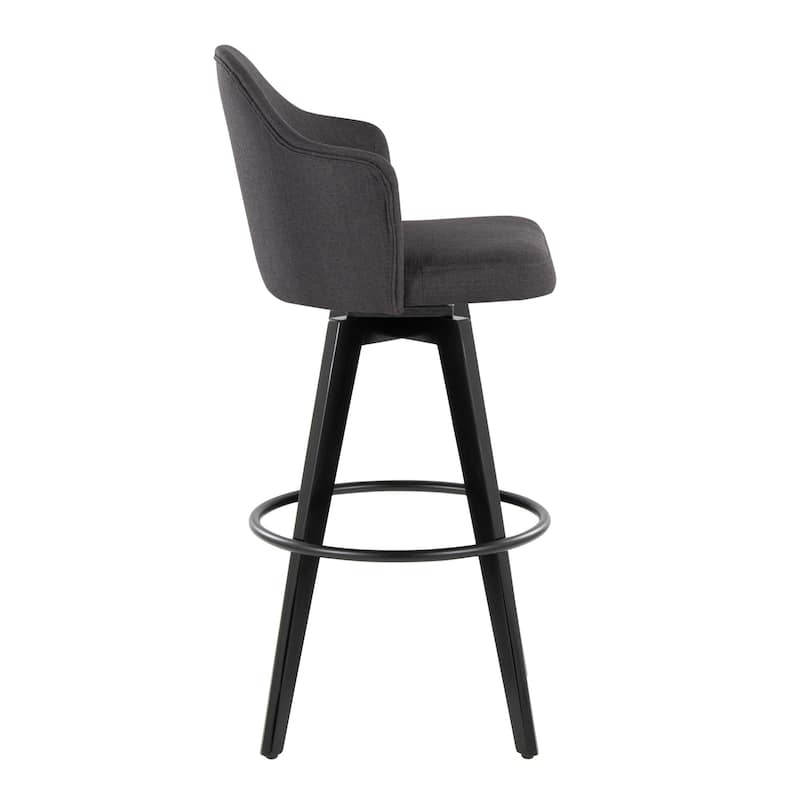 Ahoy Upholstered 30" Fixed-Height Barstool - Set of 2