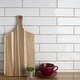 preview thumbnail 11 of 10, Merola Tile Chester Bianco 3" x 12" Ceramic Wall Subway Tile