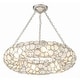 preview thumbnail 1 of 4, Crystorama Lighting Group 525 Palla 6 Light 24" Wide Crystal Ring Antique Silver