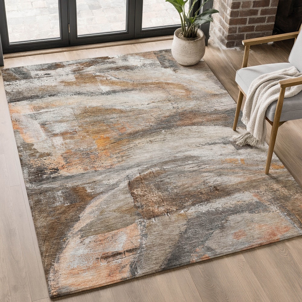 Premium Washable Super Soft Abstract Chic Mayfield Rug