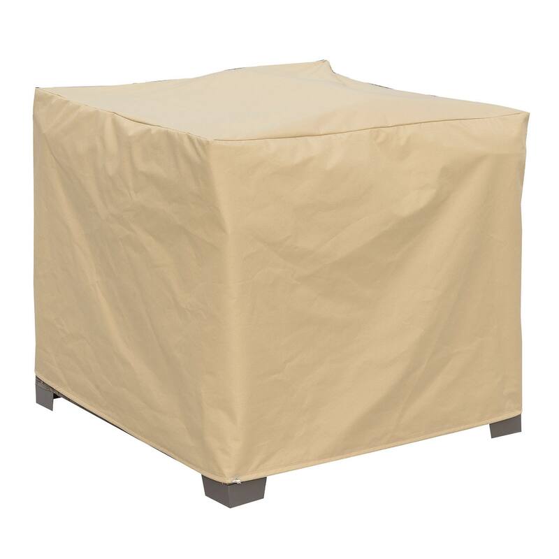 Fabric Dust Cover for Outdoor Chairs, Medium, Light Brown