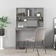 preview thumbnail 18 of 21, vidaXL Desk Engineered wood 40.2 x 17.7 x 58.3 in Desk