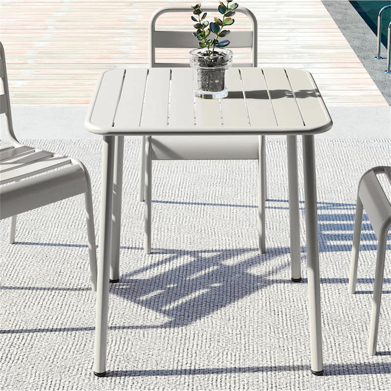 Sera Square Table Outdoor Courtyard Table Villa Open Air Dining Table