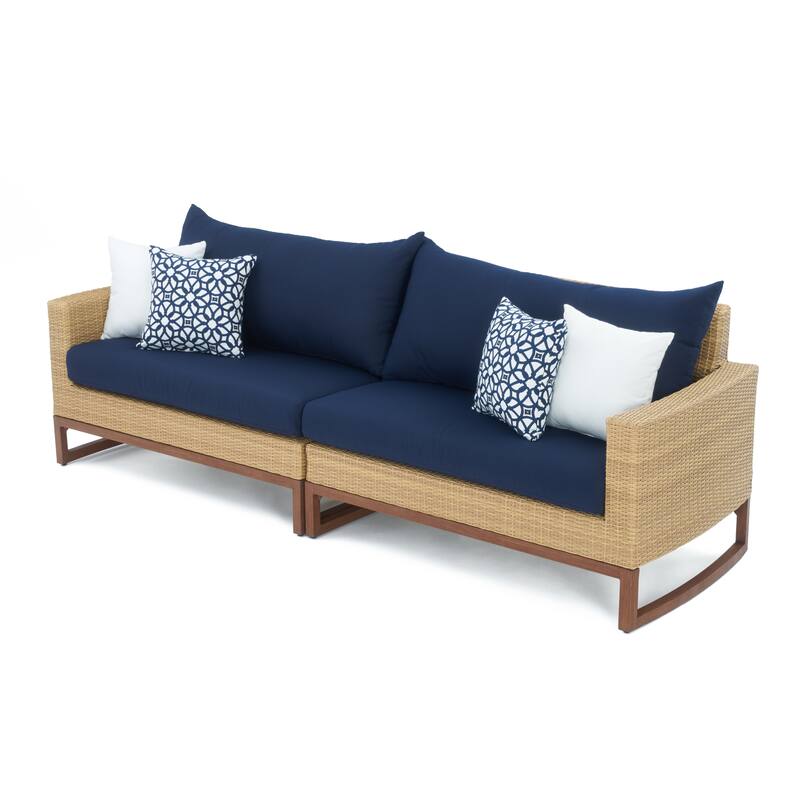 Mili 6 Piece Sunbrella Outdoor Patio Sectional and Table