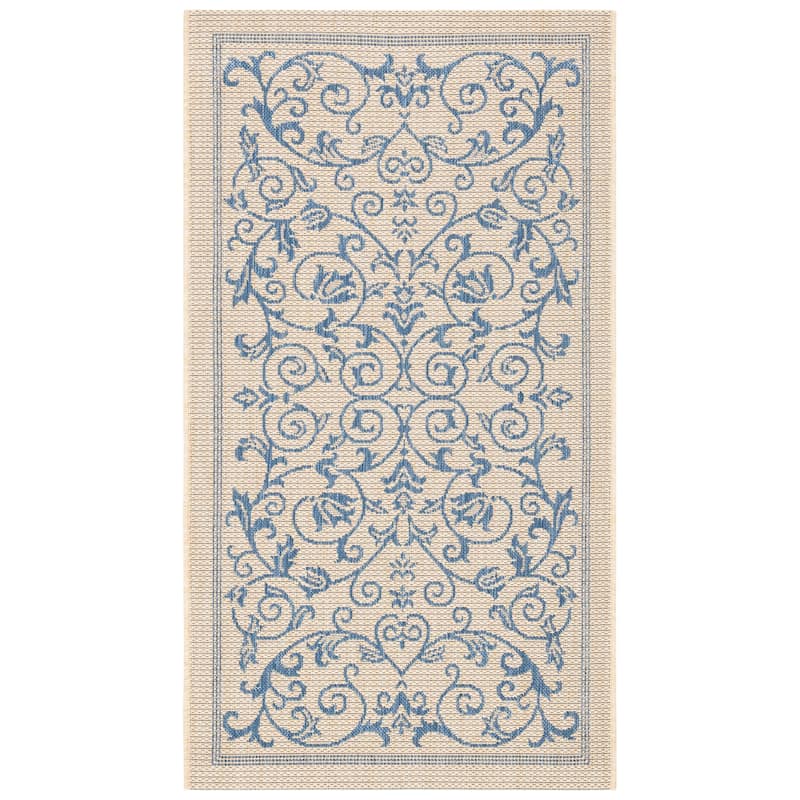 SAFAVIEH Courtyard Clarine Indoor/ Outdoor Waterproof Patio Backyard Rug