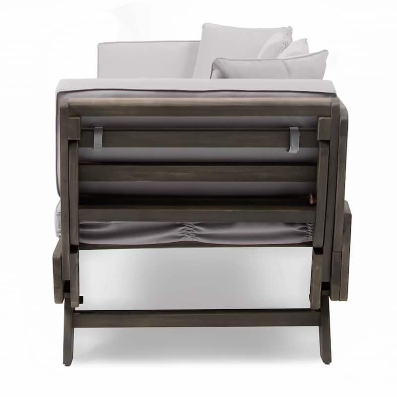 Ottavio Outdoor Daybed with Cushions by Christopher Knight Home
