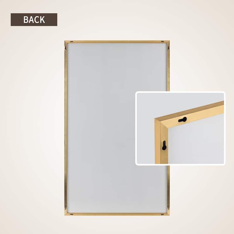 Metal Famed Full Length Bathroom Wall Mirror
