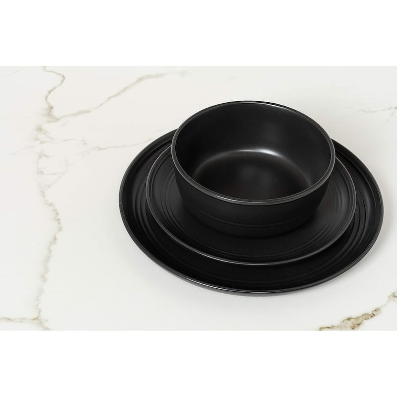 Double Line 16 Piece Dinnerware Set