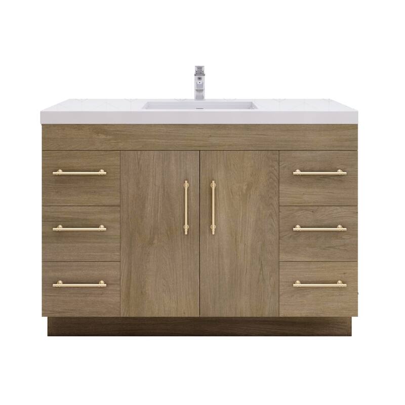 Eliza 48'' Freestanding Vanity with Single Sink