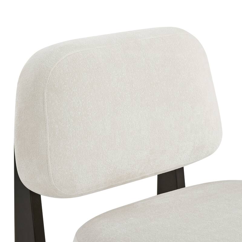Roundhill Furniture Solara Modern Accent Chair with Solid Wood Frame