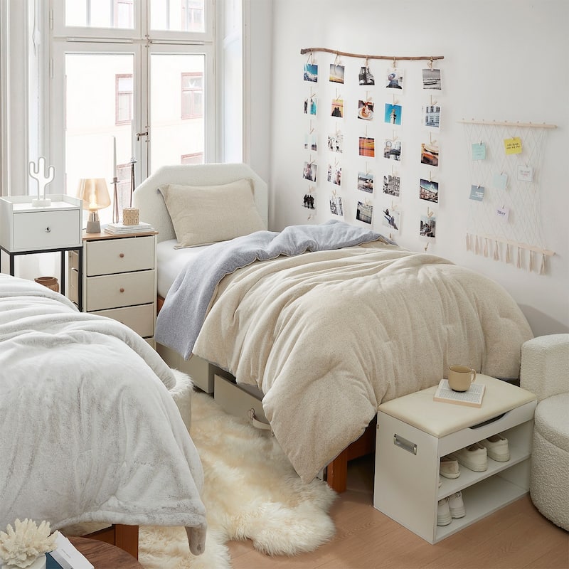 Hoodie Sleep - Coma Inducer® Oversized Comforter Set - Creamy Taupe