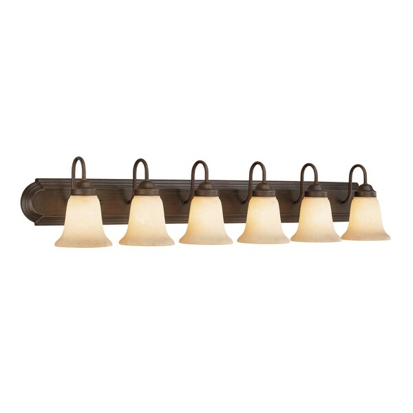 Millennium Lighting 4086 6 Light Bathroom Vanity Rubbed Millennium Lighting 4086 6 Light Bathroom Vanity Rubbed Bronze N A