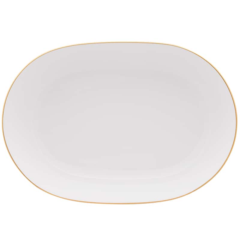 Trocadero Gold Oval Vegetable Bowl, 9.75", 46 oz.