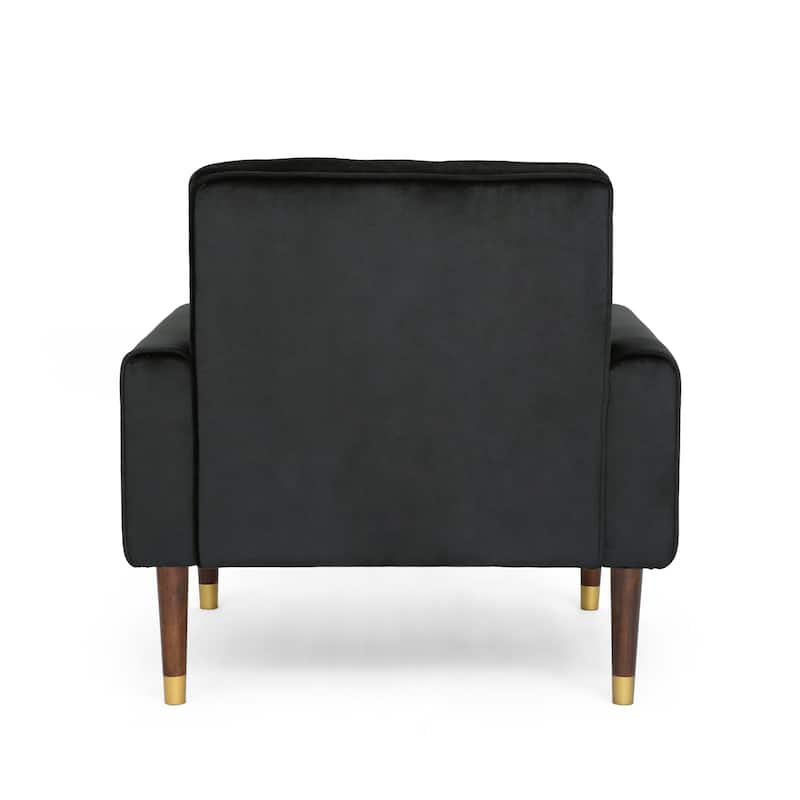 Bourchier Button-tufted Velvet Armchair by Christopher Knight Home