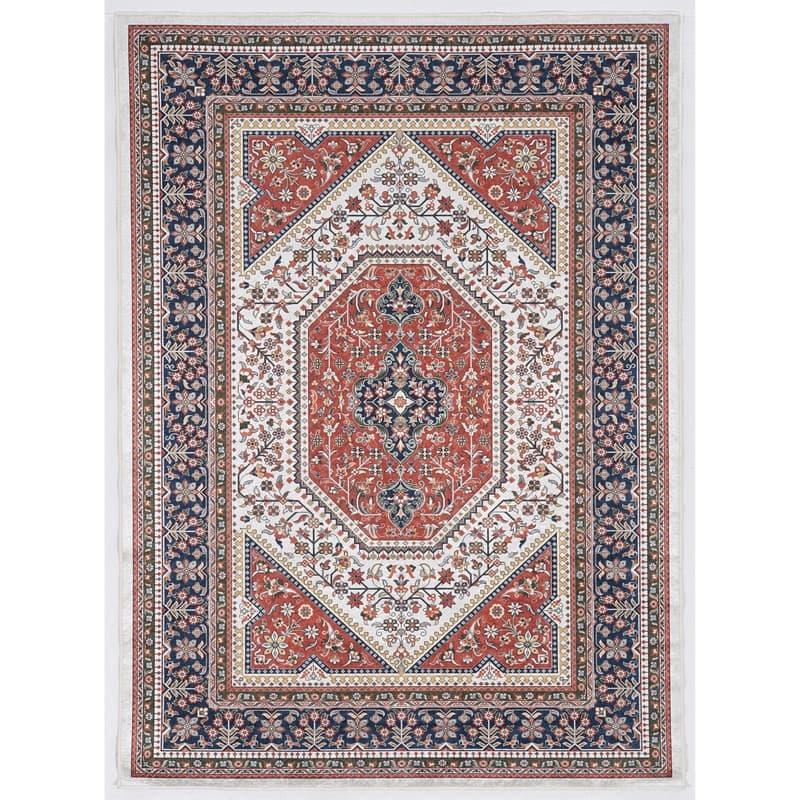 Emerald Logan Red/Navy Rug