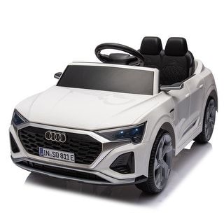 2-Seater 12V Licensed Audi SQ8 Electric Car for Kids - Dual Drive and Sleek Design