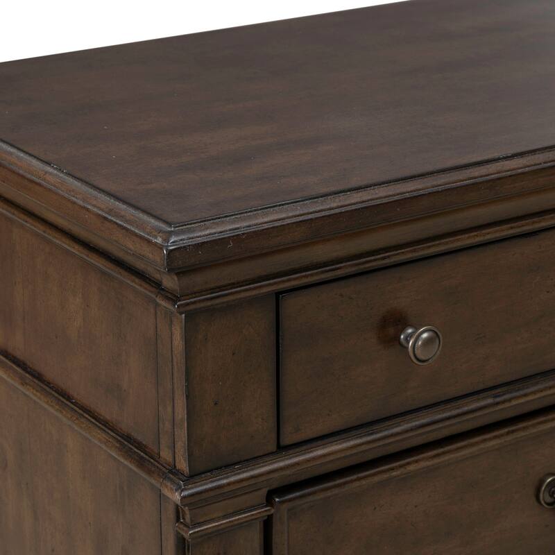 Arden Road Satin Cherry Poplar Dresser for Bedroom Storage - 6, 8, or 10 Drawers