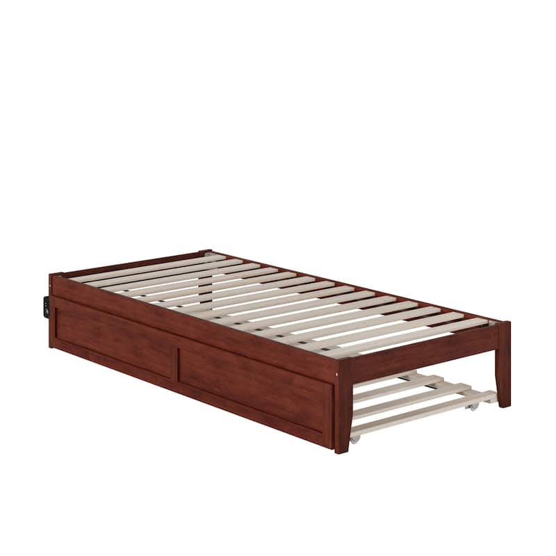 Colorado Bed with USB Turbo Charger and Twin Extra Long Trundle