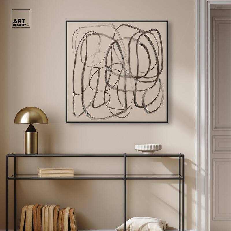 Unbroken Line II Canvas by Art Remedy