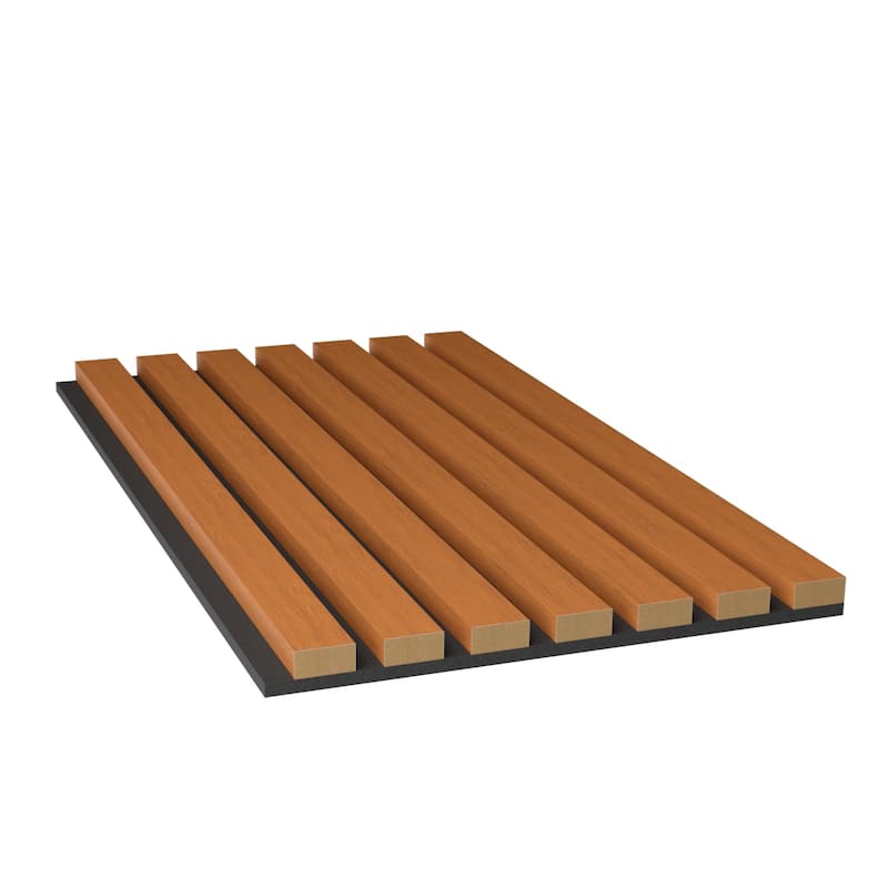 AcoustixPro Noise Cancelling Traditional Small Slat Wall Panel (2 Pack)