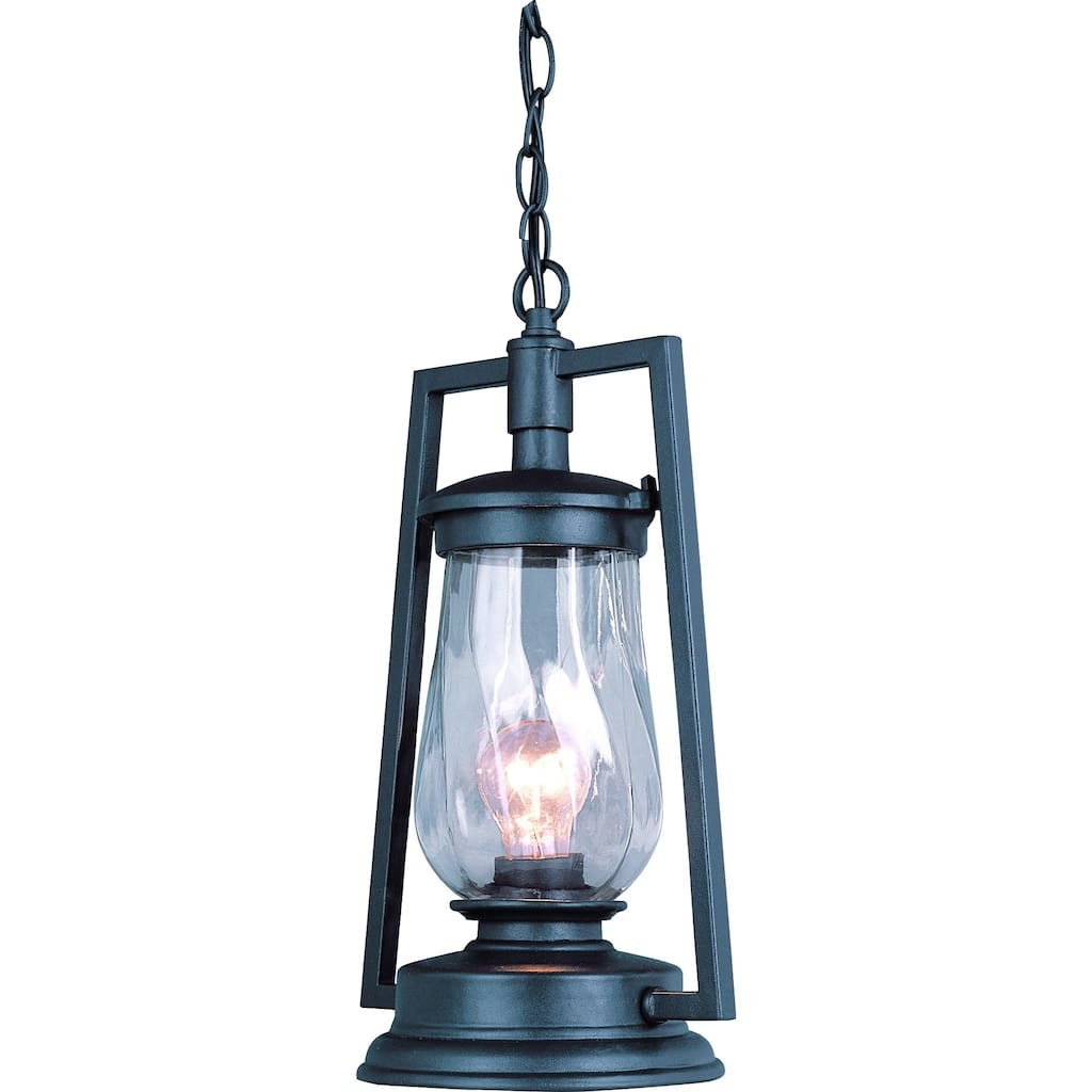 Volume Lighting 1-Light Indoor/Outdoor Antique Bronze Pendant - N/A