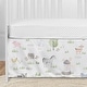 preview thumbnail 4 of 4, Farm Animals Collection Boy or Girl 11-piece Nursery Crib Bedding Set - Watercolor Farmhouse Lattice Horse Cow Sheep Pig