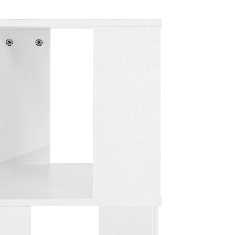 5 tier Rotating Bookshelf, Modern Floor Rack Simple Bookcase