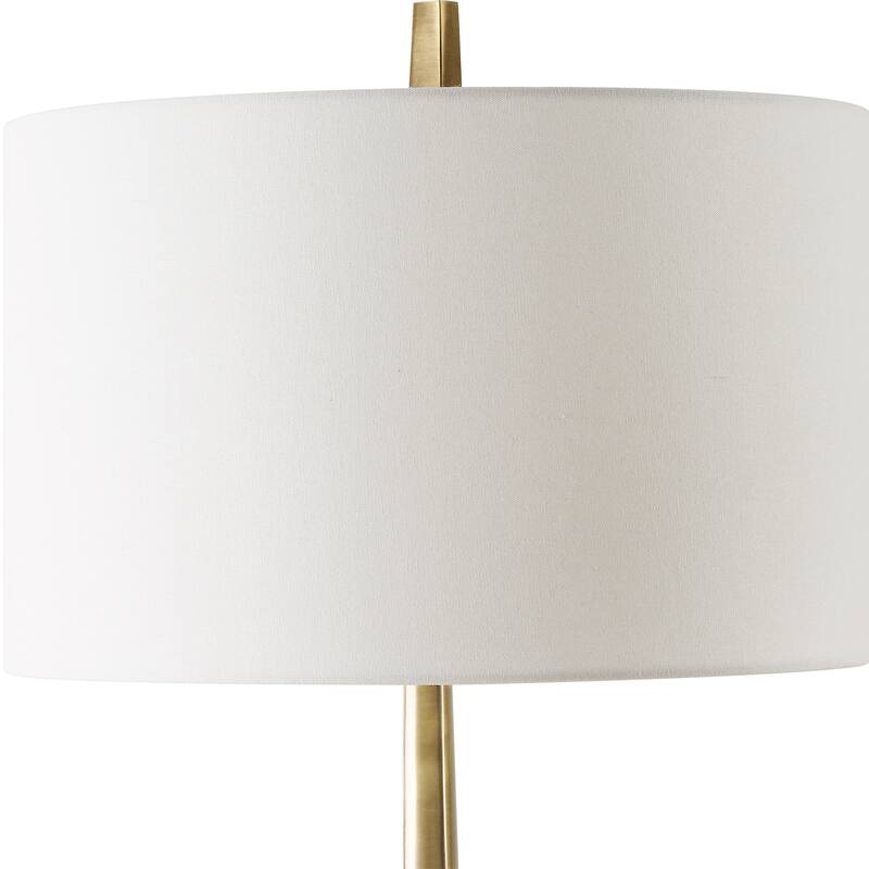 Uttermost Suranne Antique Brass Table Lamp - 32.5" H X 16" W X 16" D