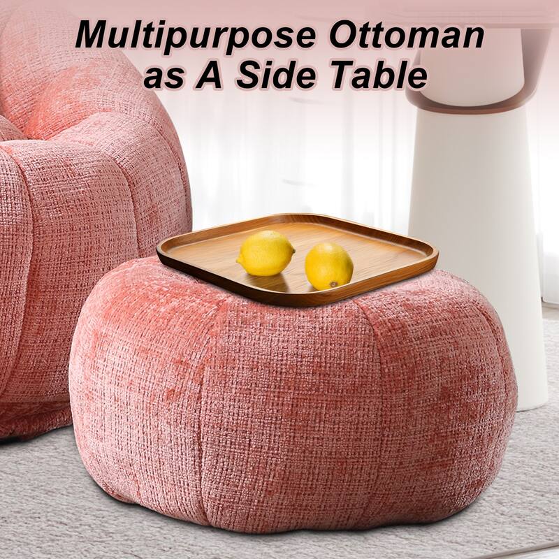 Bean Bag Chairs With Ottoman for Living Room