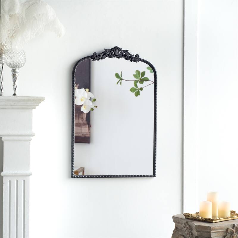 Classic Design Mirror with and Baroque Inspired Frame