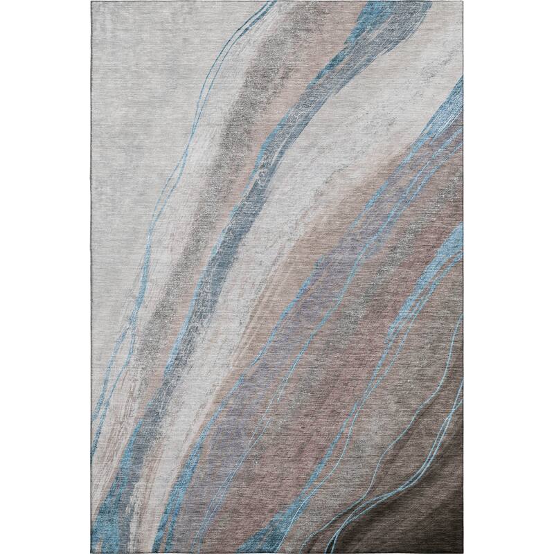 Premium Washable Super Soft Modern Motion Mayfield Rug