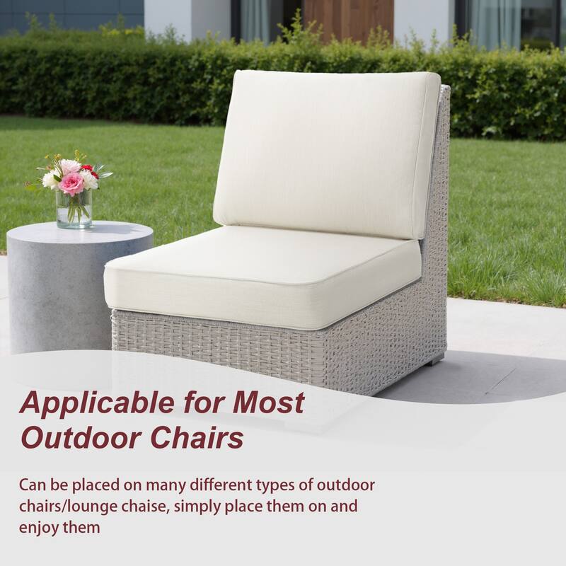 Sunbrella Indoor Outdoor Chair Cushion and Pillow