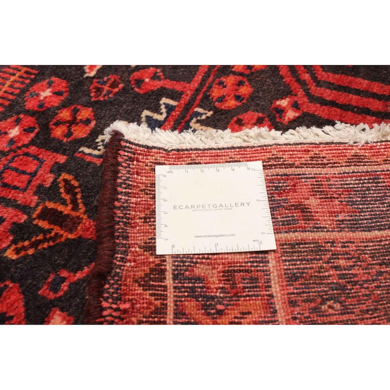 ECARPETGALLERY Hand-knotted Andelz Black Wool Rug - 3'6 x 9'9