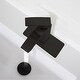preview thumbnail 29 of 28, Stylish Single-Hole Bathroom Faucet Plate A-801 - 6 1/8"x 2 1/2"