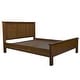 preview thumbnail 1 of 1, Mission Oak Panel Bed - Walnut King