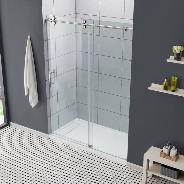 Shop Ove Decors Garland 60 In Shower Glass Tempered Glass Panels