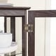 preview thumbnail 49 of 73, GDFStudio - Traditional Storage Lighted Curio Display Cabinet with Glass Doors and Drawer