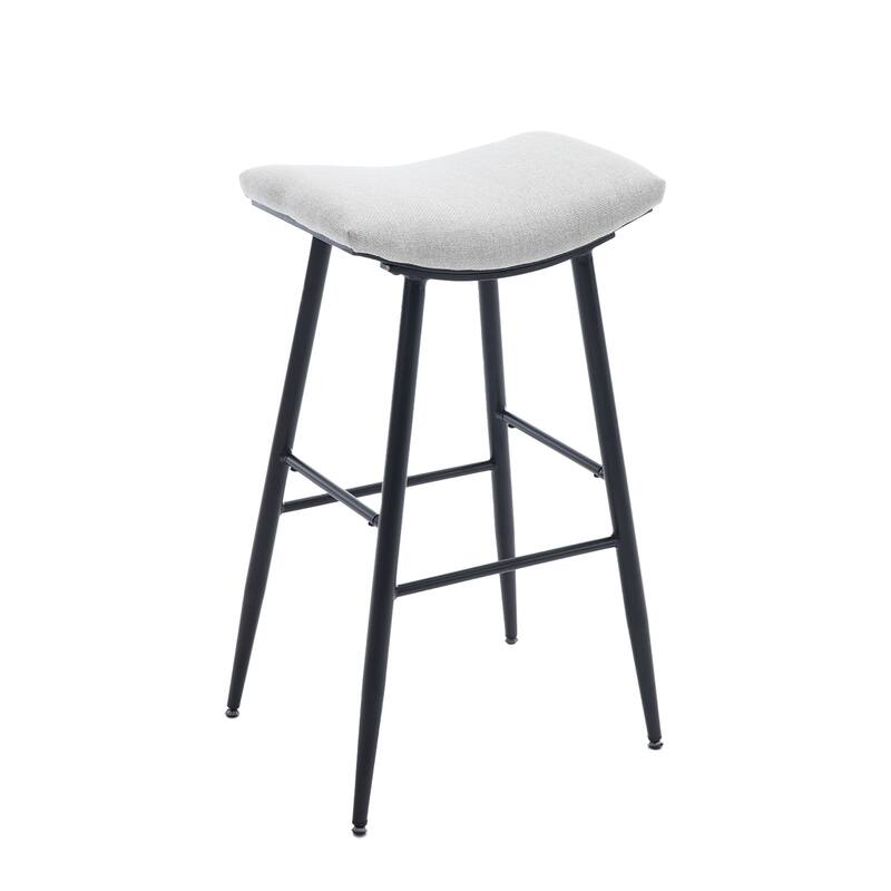 Set of 2,Counter Height Bar Stool,Counter Island, PU Upholstered