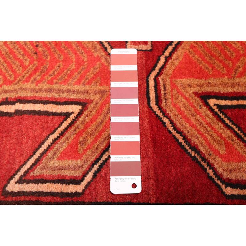 ECARPETGALLERY Hand-knotted Konya Anatolian Red Wool Rug - 3'1 x 9'4