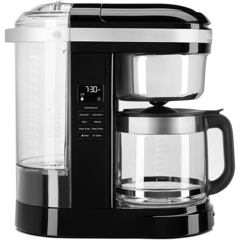 KitchenAid 12-Cup Drip Coffee Maker with Spiral Showerhead and Programmable Warming Plate