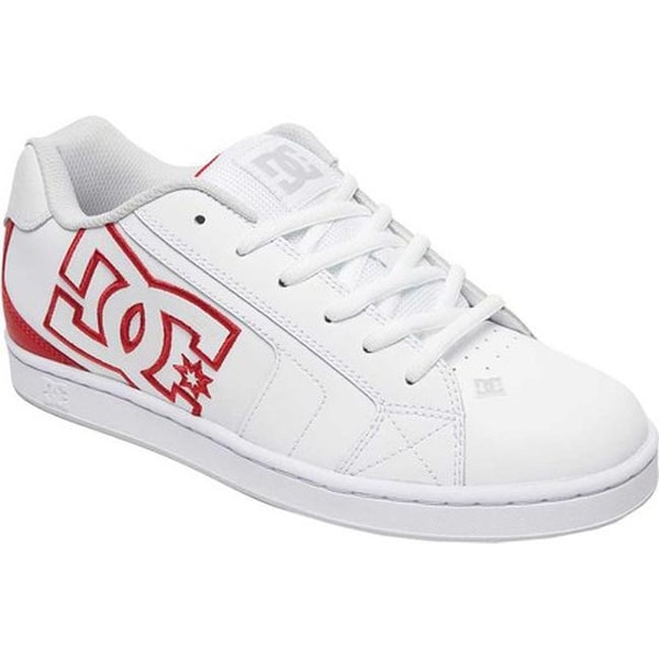 DC Shoes Men's Net White/Athletic Red 