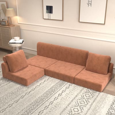 Convertible Folding Sofa Bed, Memory Foam Sleeper Chair with Back Support, Portable Futon for Living Room, Bedroom