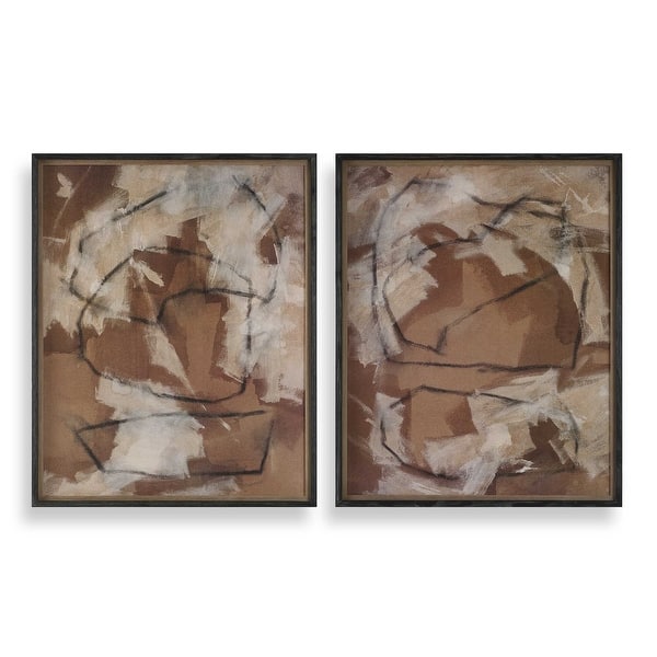 slide 2 of 7, Uttermost Rush & Dash Framed Prints Set/2