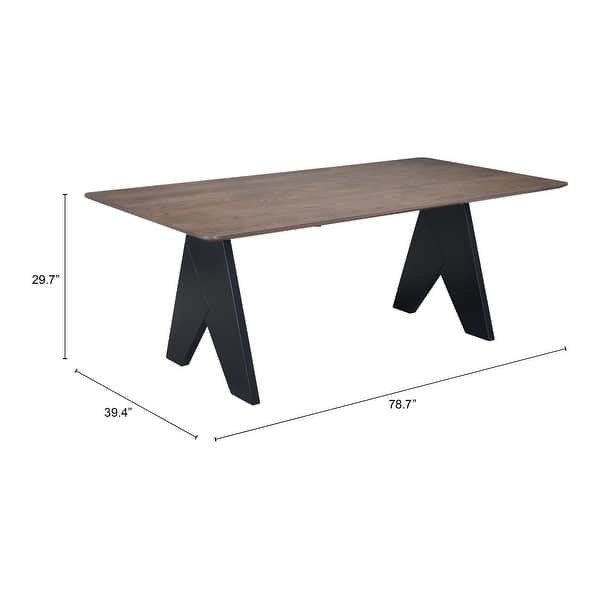 Lisse Rectangular Dining Table Espresso - Bed Bath & Beyond - 41504109