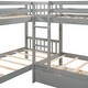 preview thumbnail 14 of 31, Twin L-Shaped Bunk bed with Drawers,Space-Efficient Multifunctional Bunk Bed with Storag
