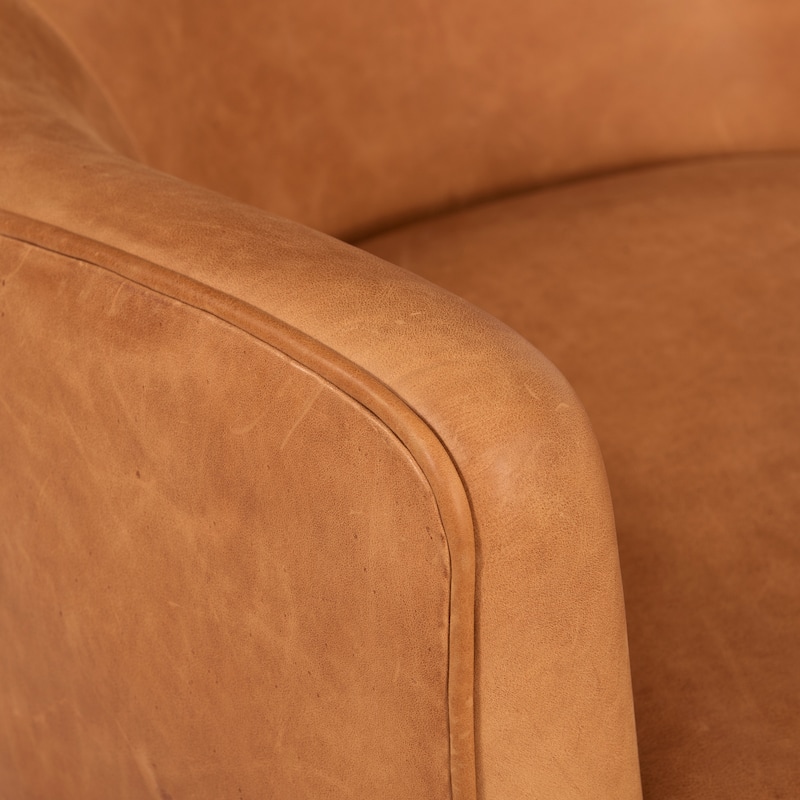 Poly and Bark Aida Lounge Chair (Set of 2) - Genuine Italian Leather