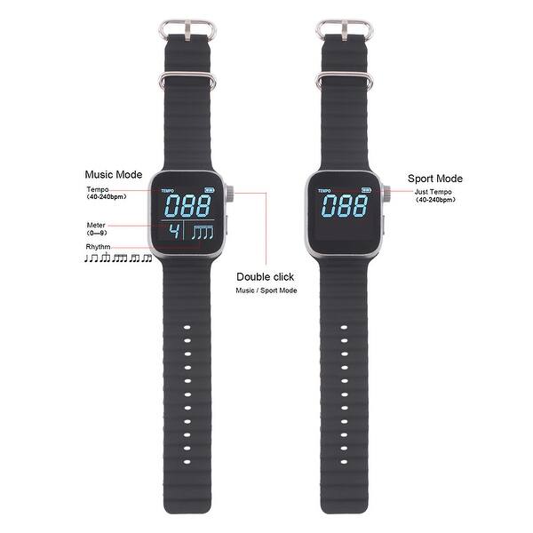 Wearable Vibrating Metronome 40-240 Bpm Pulse Beat Counting Watch - Bed  Bath & Beyond - 42552645