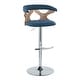 preview thumbnail 127 of 141, Carson Carrington Viby Adjustable Bar Stool with Rounded T Footrest (Set of 2)